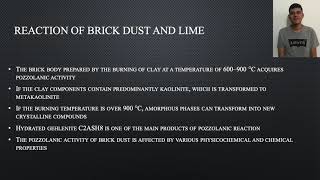 pozzolanic properties of brick powder and their effectes on the properties of modified lime mortars [upl. by Siddra]