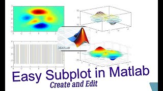 Easy creating subplot in Matlab  Multiple plot in one plot  Matlab Tutorial for begginers [upl. by Nollie745]