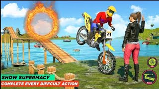 Super Bike Stunt On Monster  Bike Stunt Tricks Monster Bikestunt [upl. by Grail]