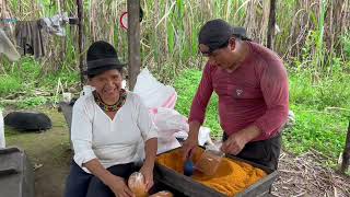 Elaboración de panela granulada de forma artesanal  Don Valentin [upl. by Nagap]