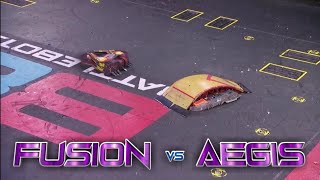 Fusion vs Aegis  Battlebots Season 5 episode 5  BotxFan [upl. by Toback]