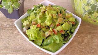 🥬 La ensalada perfecta de lechuga ¡Te encantará 💥😋 [upl. by Yentruoc]