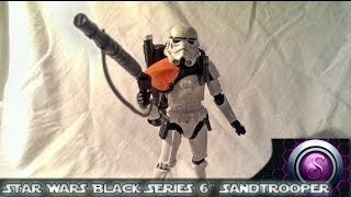 Star Wars Black Series 6quot Sandtrooper Review Deutsch  German [upl. by Novehc133]