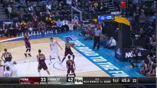 Iowa St vs Iona Monte Morris 3pointer [upl. by Nylodam]