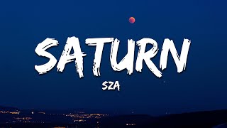 SZA  Saturn Lyrics [upl. by Leinad]