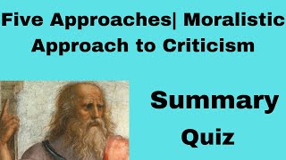 Five Approaches Moralistic Approach  Summary in Tamil Quiz [upl. by Ieppet653]