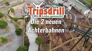 Tripsdrill  2 neuen Achterbahnen im Freizeitpark [upl. by Chrisy]