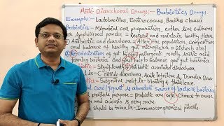 Anti Diarrhoeal Drug Part 04  Introduction to Probiotics as Antidiarrheal Drugs  Probiotics [upl. by Yenroc]