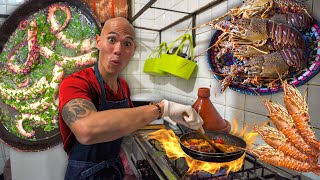 SEAFOOD HEAVEN in Essaouira Morocco  MOROCCAN SQUID SARDINE TAGINE  STREET FOOD TOUR IN ESSAOUIRA [upl. by Milo869]