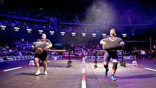 Is this the closest race in strongman Mitch Hooper vs Tom Stoltman [upl. by Eerihs]