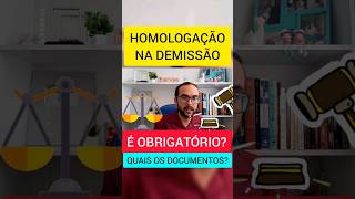 HOMOLOGAÇÃO NA DEMISSÃO E DOCUMENTAÇÃO RESCISÓRIA PARA SAQUE DO FGTS E SEGURODESEMPREGO [upl. by Gerardo231]