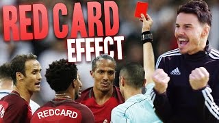 GETTING A RED CARD IN A MATCH [upl. by Hannej]