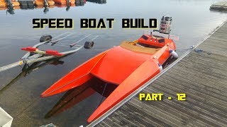 Speed boat build part 12  RCD compliance testing scantlings and stability [upl. by Airoled]