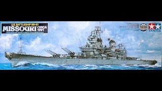 Tamiya 1350 USS Missouri  Inbox Review [upl. by Eimaj]