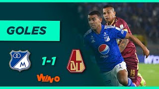 Millonarios vs Deportes Tolima 11  Liga BetPlay Dimayor 20212  Cuadrangulares  Fecha 4 [upl. by Sema]