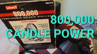 How Bright is a 800000 Candle Power Spot Light [upl. by Ogait]