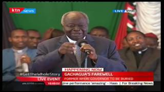 Former President Mwai Kibakis speech during former Nyeri Governor Nderitu Gachaguas farewell [upl. by Cindi601]