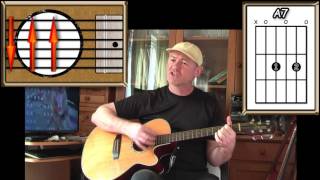 Old Red Eyes Is Back  The Beautiful South  Acoustic Guitar Lesson easy [upl. by Ritch]