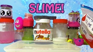 DIY slime collectie  Hoe lang kan je slijm bewaren Welk slijmrecept is het best [upl. by Aicen611]