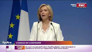 Valérie Pécresse a fait son premier grand discours de campagne présidentielle [upl. by Airamesor865]