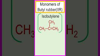 Monomers of butyl rubber IIR chemistry [upl. by Irina]