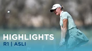 First Round Highlights  Aramco Saudi Ladies International [upl. by Anivle]