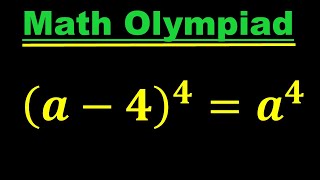 A Nice Algebra Equation  Math Olympiad Problem a [upl. by O'Conner]