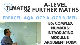 ALevel Further Maths B503 Complex Numbers Introducing ModulusArgument Form [upl. by Trinidad561]