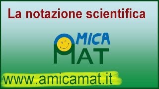 La notazione scientifica [upl. by Merci]