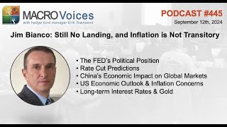 MacroVoices 445 Jim Bianco Still No Landing and Inflation is Not Transitory [upl. by Tobin36]