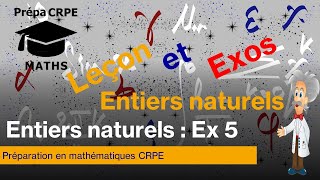 CRPE MathématiquesNombres et ensembles de nombres  Exercice 5 [upl. by Adoh]