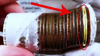 MYSTERIOUS COIN FOUND INSIDE SEALED ROLL OF 1 COINS [upl. by Bergh550]