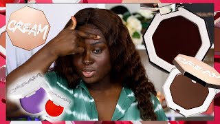 I Used The NEW Fenty Beauty Cheeks Out Bronzers As Foundation And This Happened 😱  withme [upl. by Gehlbach]