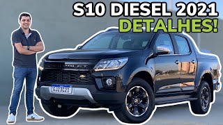 NOVA CHEVROLET S10 2021 DIESEL EM DETALHES  Falando de Carro [upl. by Safire290]