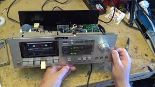 Pioneer CTF500 Cassette deck restoration [upl. by Garbers]