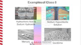 Dangerous Goods Class 8  Corrosives [upl. by Cain]