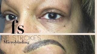 Fine Strokes Microblading Permanent makeup eyebrows tattoo michigan [upl. by Salkin]