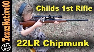 Childs First Rifle the 22 Caliber Chipmunk [upl. by Goodyear]