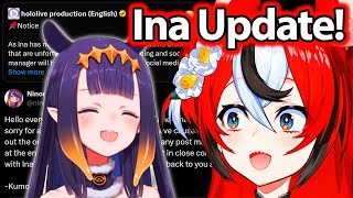 Bae Saw Ina IRL and Gives an Update on Her 【Hakos Baelz  Hololive EN】 [upl. by Chassin]