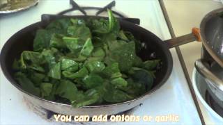 Best way to cook Spinach [upl. by Eidnarb]