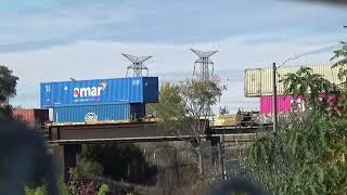 CN intermodal stack train at Islington amp Steeles [upl. by Glialentn]