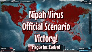 Plague Inc Evolved Nipah Virus Official Scenario Strategy Guide 🔬 [upl. by Rusell]