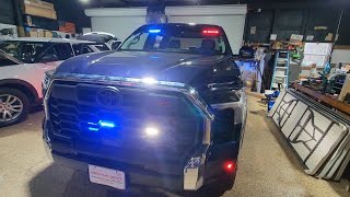 ILMODS  2024 Toyota Tundra TRD  Feniex Typhoon Quantum amp Quads Q3s Traffic Control Texas Police [upl. by Rusert]