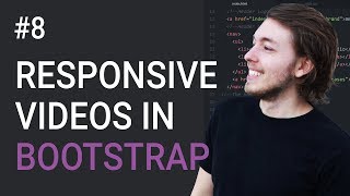 8 Responsive videos in Bootstrap 3  Learn Bootstrap 3 frontend programming [upl. by Adnohryt]