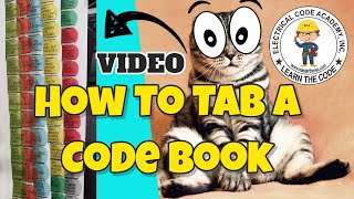 Master The NEC How to tab your National Electrical Code [upl. by Izabel]