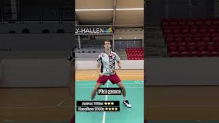 Badminton Yonex Astrox 100zz vs Nanoflare 1000z shorts badminton youtubeshorts viral [upl. by Eenwahs]