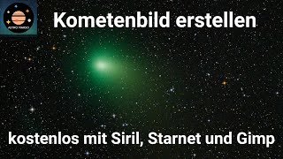 Kometenbild erstellen ☄️ Einfach und kostenlos  Tutorial Bildbearbeitung [upl. by Nyltac165]