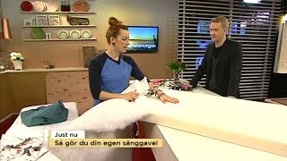 Så bygger du en sänggavel  Nyhetsmorgon TV4 [upl. by Nabatse]