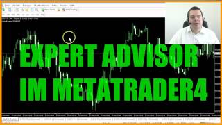 Expert Advisor selbst programmieren Schritt 5 EXPERT ADVISOR IN MT4 STARTEN Metatrader4 MQL4 Deutsch [upl. by Ingamar]