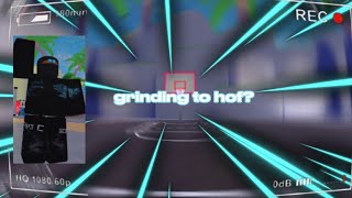 Grinding To HOF 😱 3s Gameplay Roblox Hoopz [upl. by Irodim]